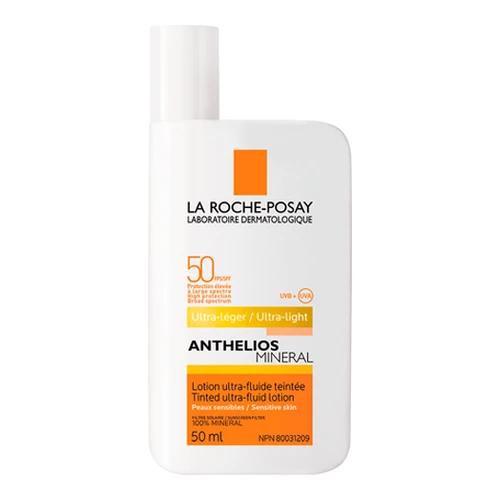 LA ROCHE-POSAY La Roche Posay Anthelios Mineral Tinted Ultra-Light Fluid Lotion SPF 50 1 LA ROCHE-POSAY La Roche Posay Anthelios Mineral Tinted Ultra-Light Fluid Lotion SPF 50