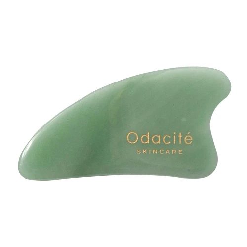 Odacite Crystal Contour Gua Sha Green Aventurine Beauty Tool