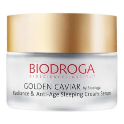 Biodroga Golden Caviar - Radiance And Anti-Age Sleeping Cream-Serum